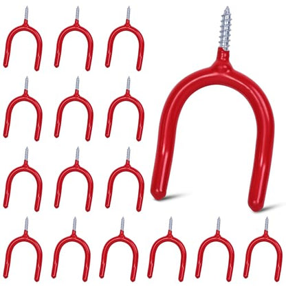 16 PackGarage Storage System Steel U Hooks with Anti (6 Count)