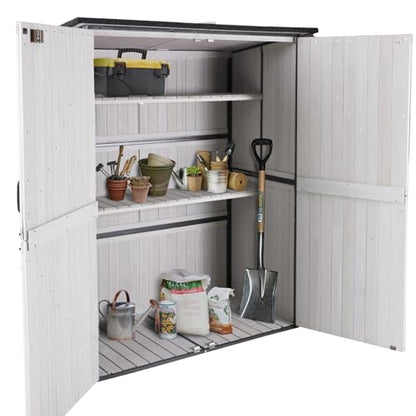 Outdoor Storage Shed with Metal Frame