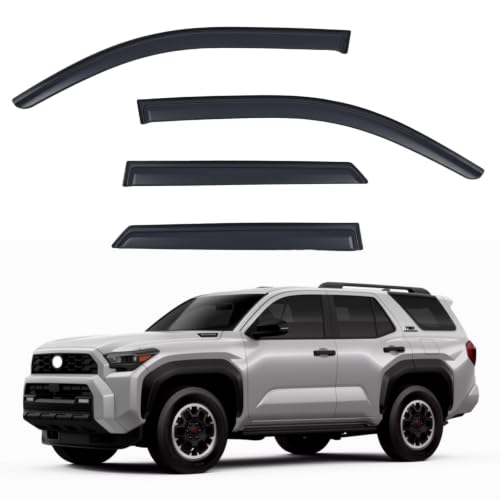 Window Visors Rain Guards Compatible with 2025 2026 Toyota 4Runner