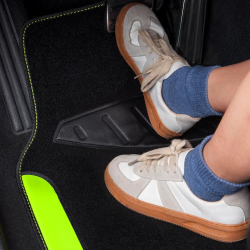 Fluorescent Leather & Waterproof Car Carpet Floor Mats