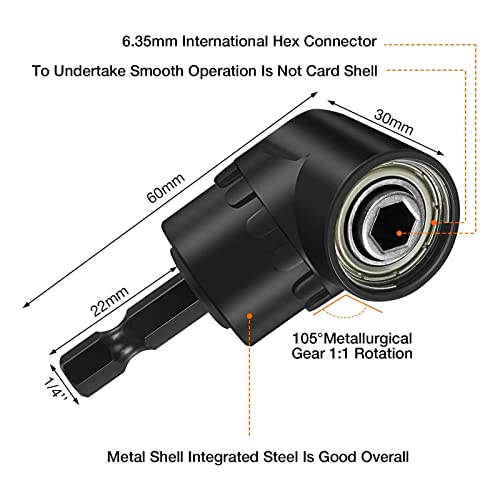 Right Angle Drill Adaptor (4 Count)