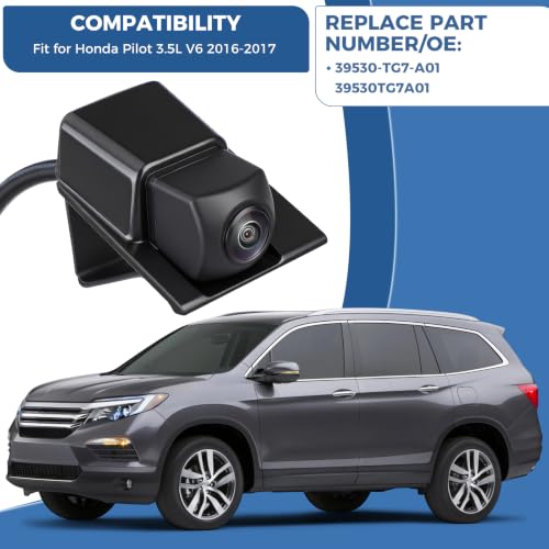 Rear View Backup Reverse Camera Fit for Honda Pilot 3.5L 2016 2017