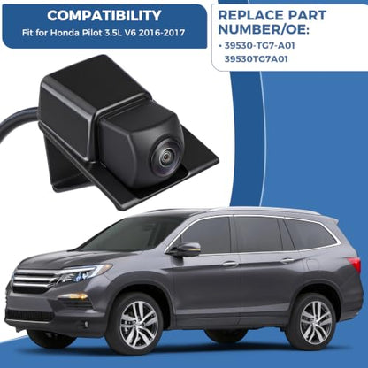 Rear View Backup Reverse Camera Fit for Honda Pilot 3.5L 2016 2017