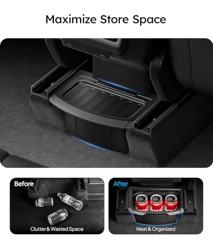 for Tesla Model Y Juniper Rear Center Console Organizer