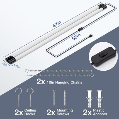 10 Pack 4FT LED Shop Light (10 Count)