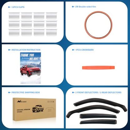Rain Guards for Honda Civic Hatchback 2022