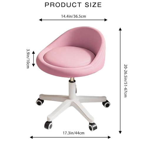 Rolling Stool Low Backrest