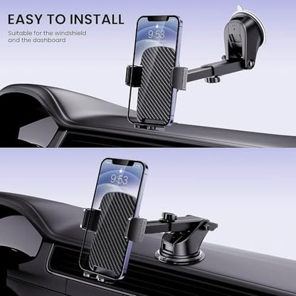 Universal Car Phone Holder Automobile Cell Phone Holder Car Mount for iPhone Universal Car Dashboard Mount Fit All Phones Cell Phone Camera Mounts