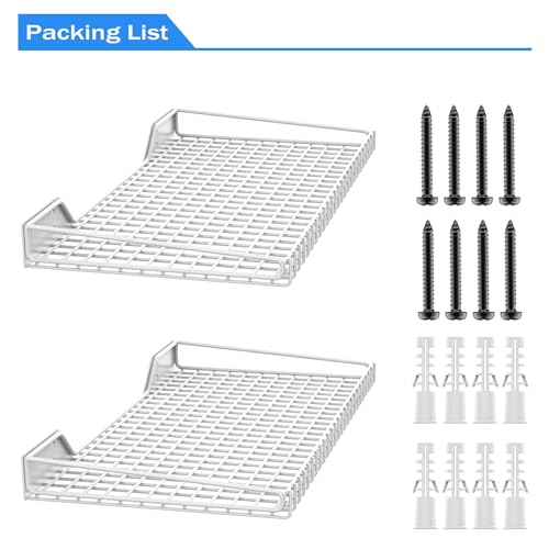 2 Pack Wall Mounted Storage Shelves