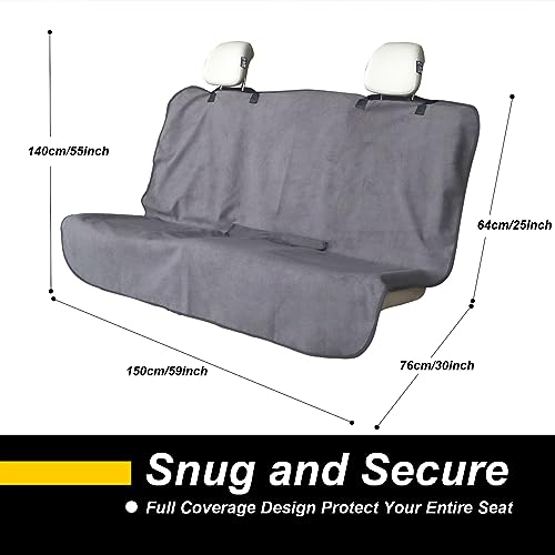 Back Seat Cover for Car Trucks Van SUV Jeep