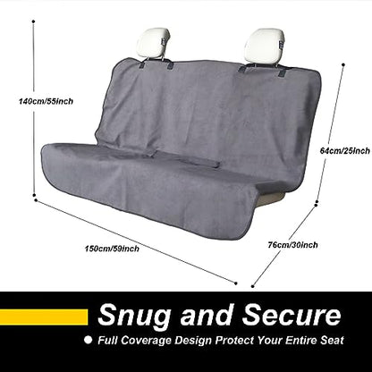 Back Seat Cover for Car Trucks Van SUV Jeep