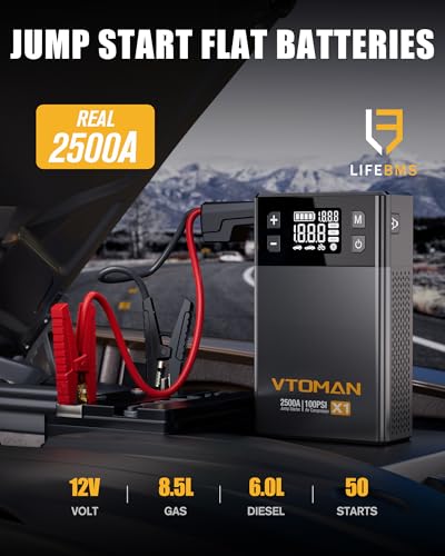 X1 2500A Jump Starter