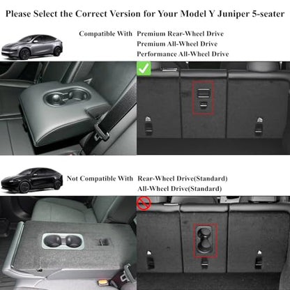 Tesla Model Y Juniper Floor Mats 2025 2026 & Seatbacks 9 PCS