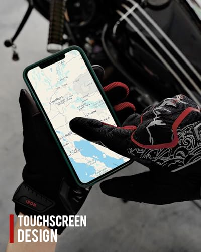 Motorcycle Gloves Motorbike Glove for Men Women Full Finger Knuckle Protection Touch Screen Cycling ATV Hiking Riding
