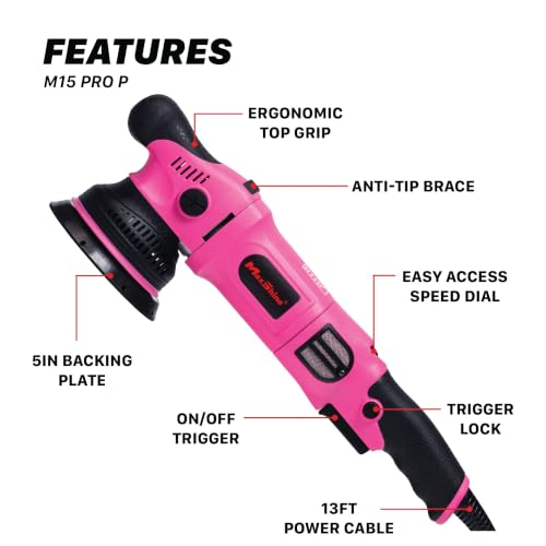 M15 Pro Dual Action Polisher Pink