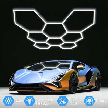 Hexagon Garage Light