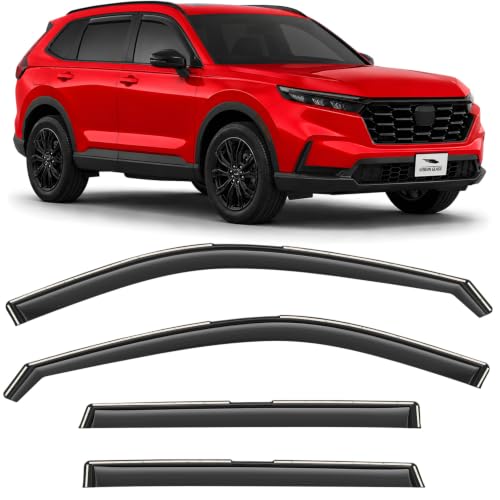 in Channel Extra Durable Rain Guards for Honda CR