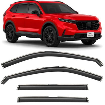 in Channel Extra Durable Rain Guards for Honda CR