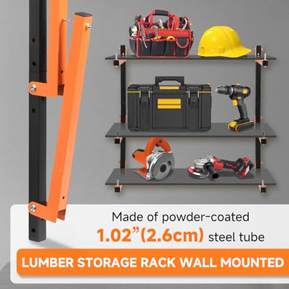 6 Pack Lumber Rack Wall Mount (6 Count)
