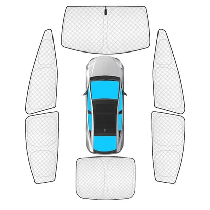 6pcs Thicken Sun Shades for Toyota Prius 2023 (6 Count)