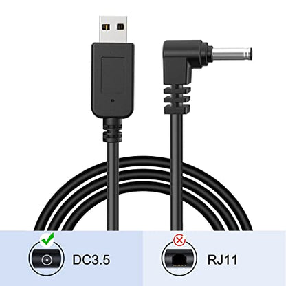 USB to DC3.5 Radar Detector Cable 6.6ft for Escort