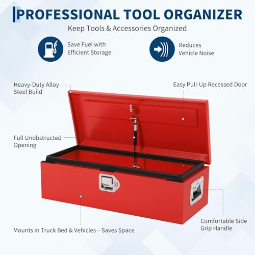 Heavy Duty Steel Metal Tool Box for Truck Bed