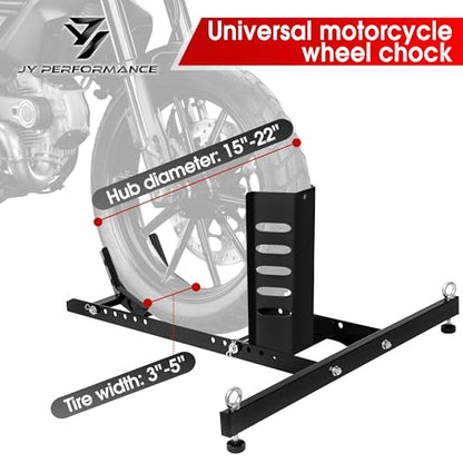 Motorcycle Wheel Chock for Trailer