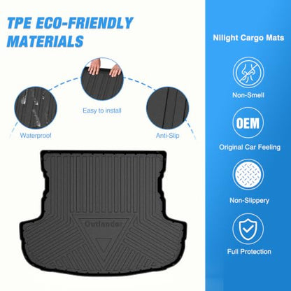 Cargo Mat for Mitsubishi Outlander with Subwoofer 2016