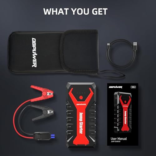 5000A 80.66Wh Portable Car Jump Starter