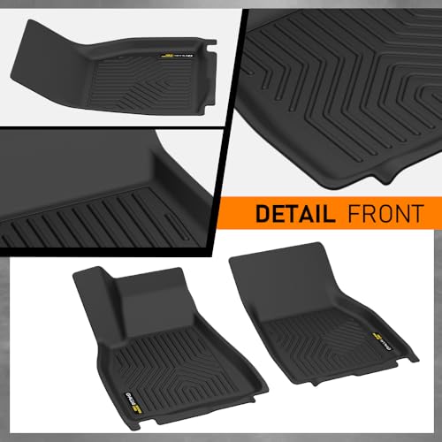 TPE Floor Mats Compatible with Tesla Model S 2021 2022 2023 2024