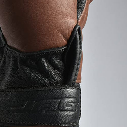 Leather Motorcycle Motorbike Knuckle Protection Powersports Gloves