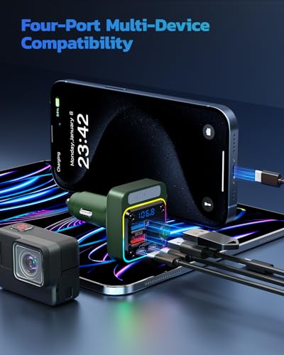 54W Bluetooth 5.3 Car Adapter