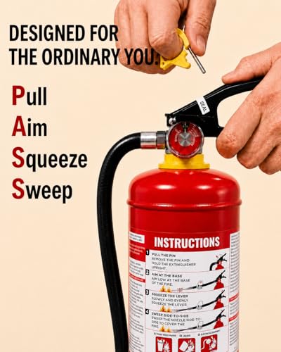 ABC Dry Chemical Fire Extinguisher (2 Count)