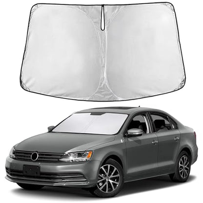 Windshield Sunshade Compatible for Volkswagen VW Jetta 2011