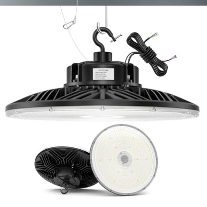 240W High Bay LED Lights UFO Dimmable 33600lm Daylight 5000K IP65 110