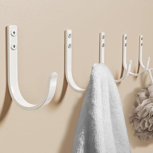 22LB Wall Hooks for Hanging Towel (5 Count)
