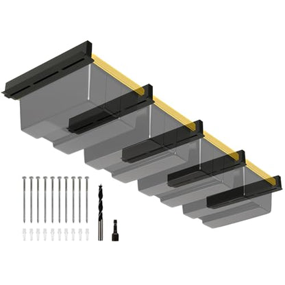 Overhead Garage Storage Rack for Totes (5 Count)