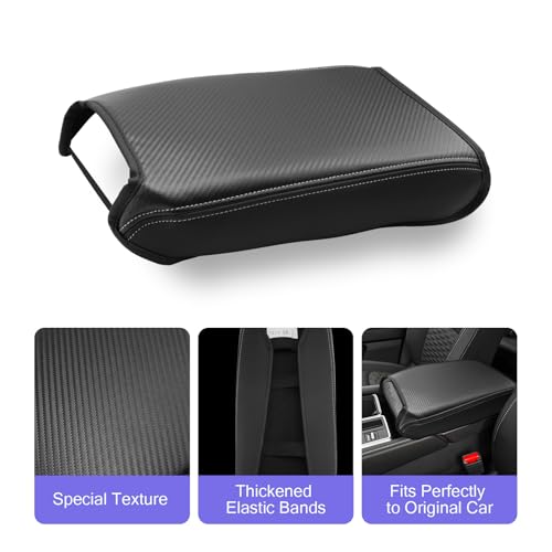 2025 2026 Pathfinder Center Console Cover Compatible with Pathfinder 2022 2023 2024 2025 2026 Accessories Armrest Cover Armrest Console Cover Carbon Fiber Texture