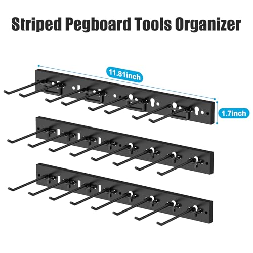 3 Modular Pegboard Strip Storage (2.42 Count)