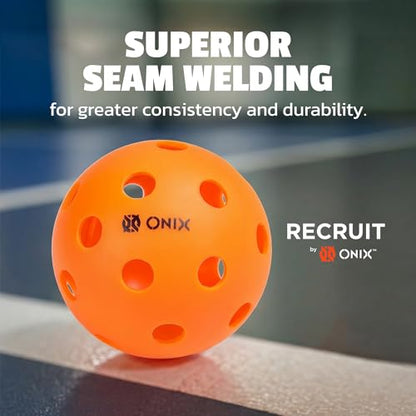 Recruit Ready‑to‑Play Indoor Pickleball Balls (3 Count)