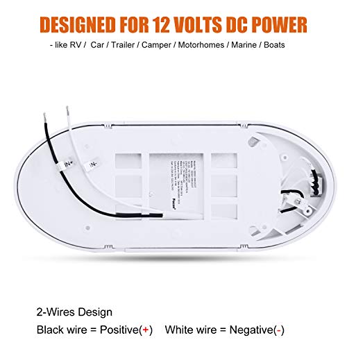 Dual Tone 12Volts Bright RV LED Interior Light with Switch