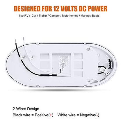 Dual Tone 12Volts Bright RV LED Interior Light with Switch