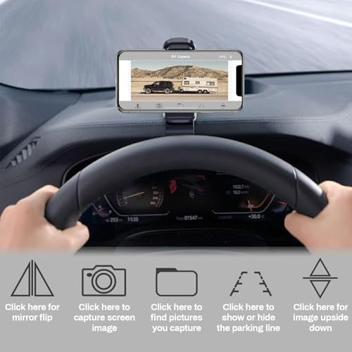 Strong Magnetic Wireless Backup Camera for iPhone Android