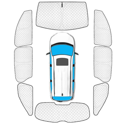 8pcs Thicken Full Sun Shades for Toyota Sienna 2021 (8 Count)
