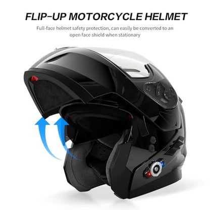 Motorcycle Helmet Bluetooth 5.0 Integrated New EPS FreedConn BM2
