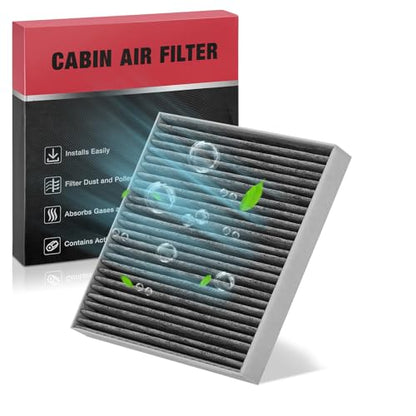 Cabin Air Filter with Activated Carbon Compatible with Smart Fortwo 2008