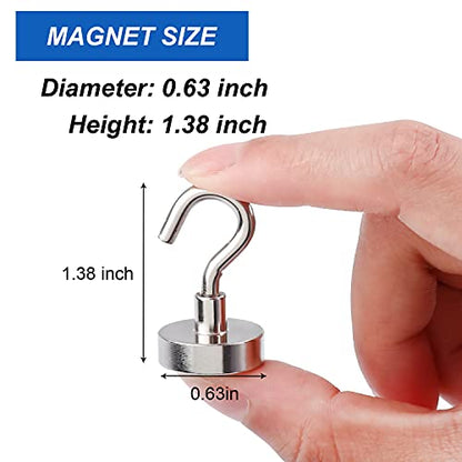 Magnetic Hooks for Cruise Cabins (25 Count)