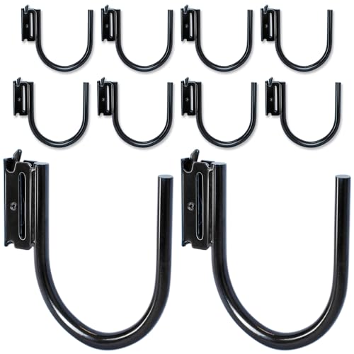 10-Pack 4-Inch J Hooks for E-Track and X-Track Rails (10 Count)