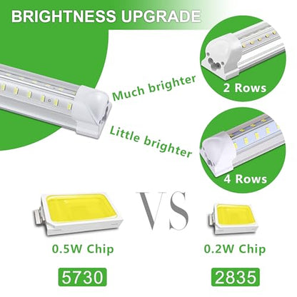 4Pack 4FT LED Shop Light Garage Lights (4 Count)