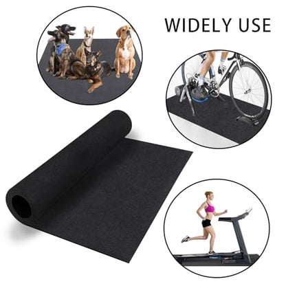 Large Rubber Floor Mat for Car Washable Garage Mats for Floor Absorb Liquids Oil Drip Pan for Under Car Protects Floor from Spills (60 Sq Ft)